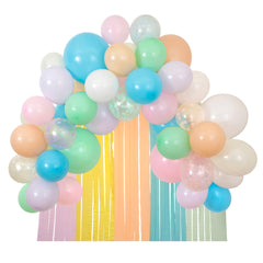 Pastel Balloon & Streamer Garland (x 50 balloons)