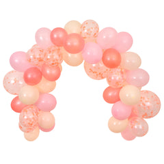 Pink Balloon & Streamer Garland (x 50 balloons)