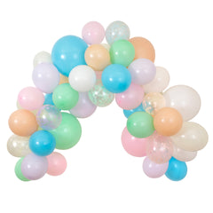 Pastel Balloon & Streamer Garland (x 50 balloons)