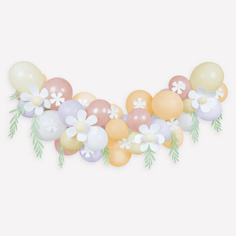 Pastel Daisy Balloon Garland (x 51 balloons)