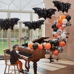 Sparkle Bat Foil Balloons (x 3)